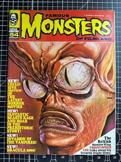Warren Famous Monsters Of Filmland #54 Christopher Lee MAR 1969