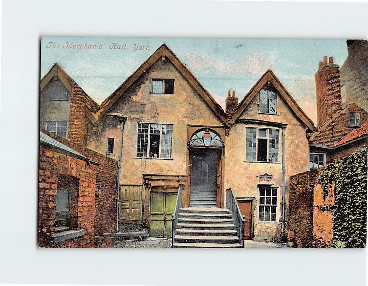 Postcard The Merchants Hall York England