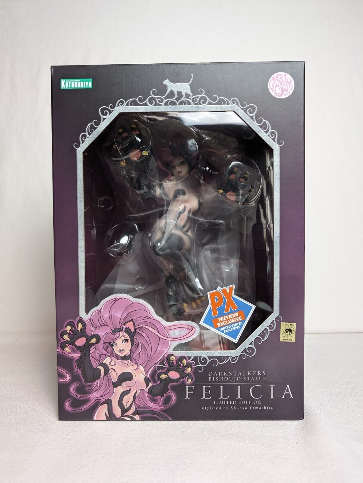 Kotobukiya Darkstalkers Felicia Bishoujo Limited Edition PX Statue NEW