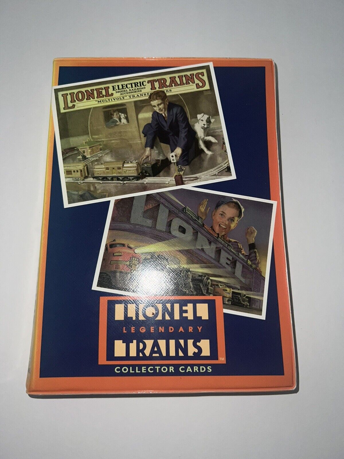 1997 LIONEL LEGENDARY TRAINS COLLECTOR CARDS WITH BINDER ALBUM 74CARDS - MINT