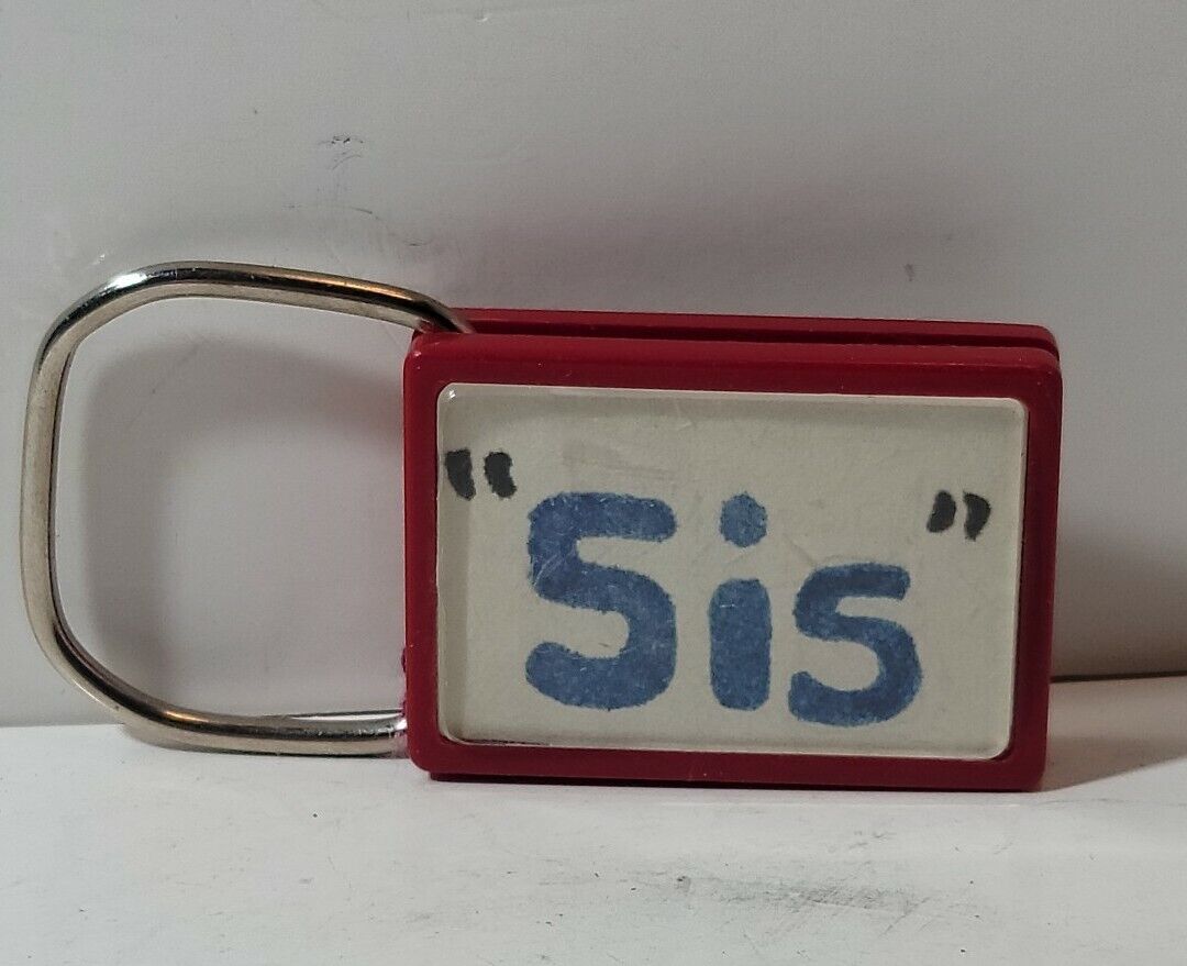 SIS Gift Sister Vintage Keychain 