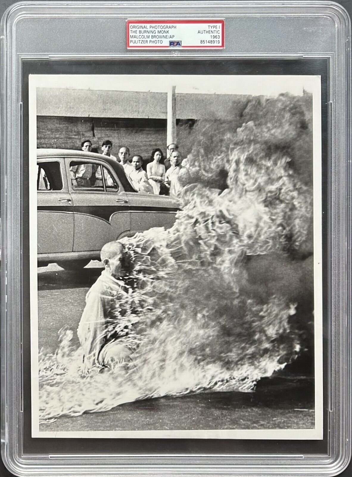 The Burning Monk 1963 Pulitzer Prize ICONIC Type 1 Original Photo By M. Browne