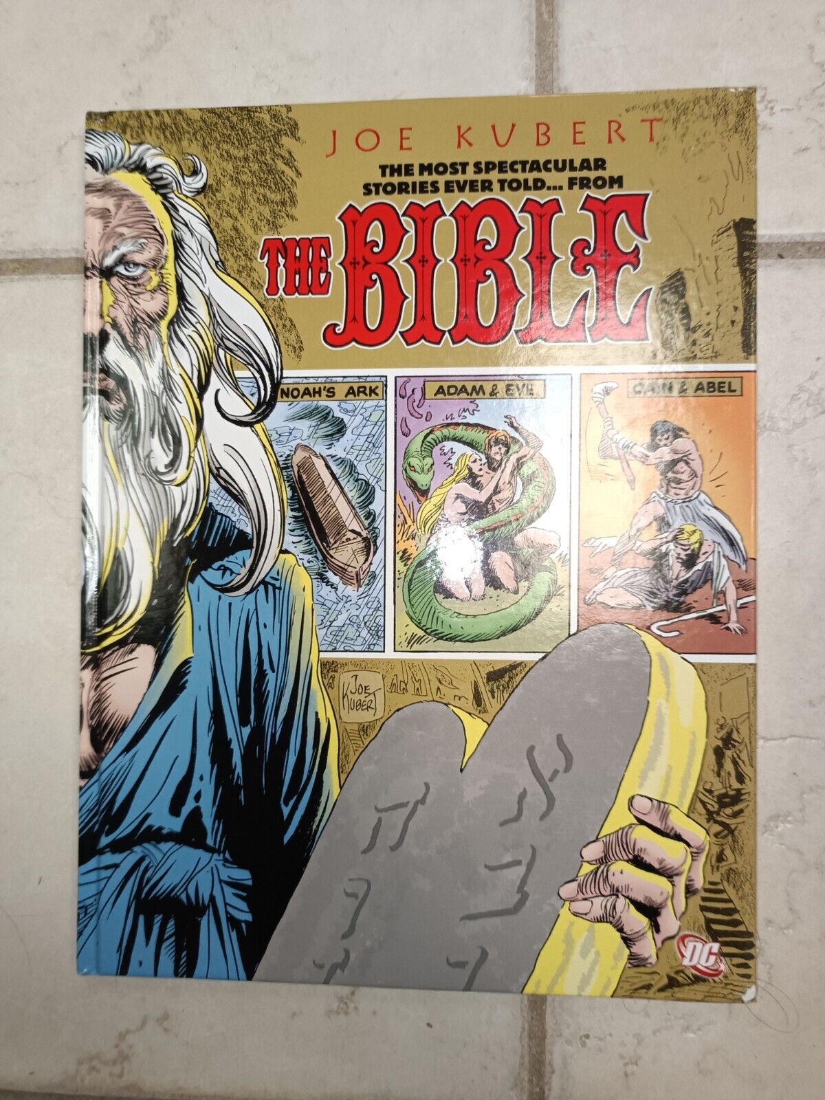 Joe Kubert\'s The Bible (2012) HC Adaptation DC\'s 1975 Treasury Comic RARE