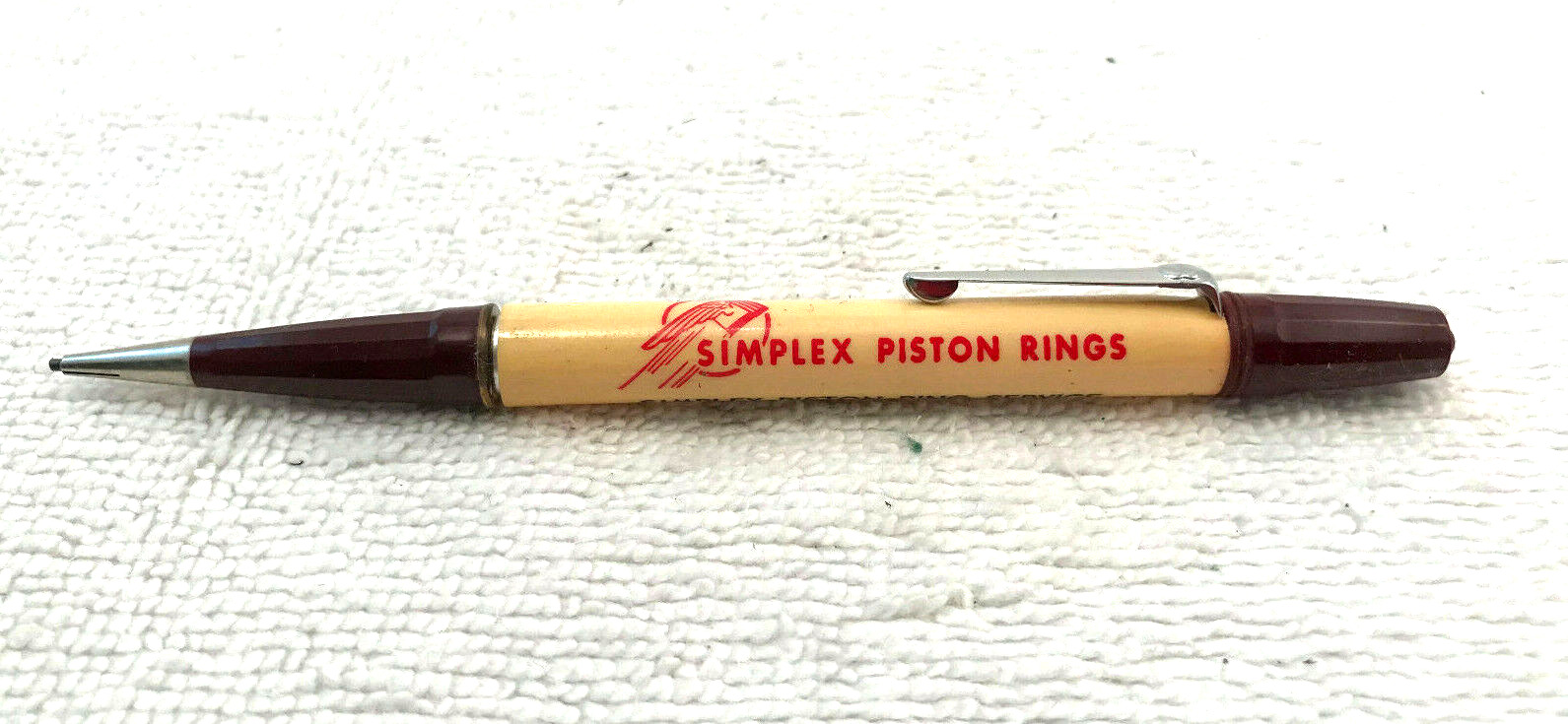 Very VTG Simplex Piston Rings Service Mechanical Pencil Louisville KY Speed Shop