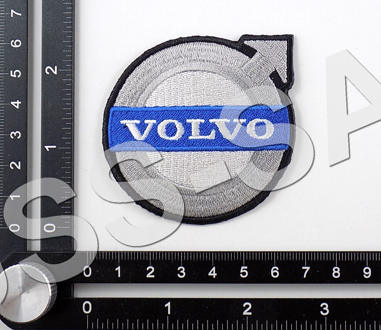VOLVO EMBROIDERED PATCH IRON/SEW ON 2-3/4\