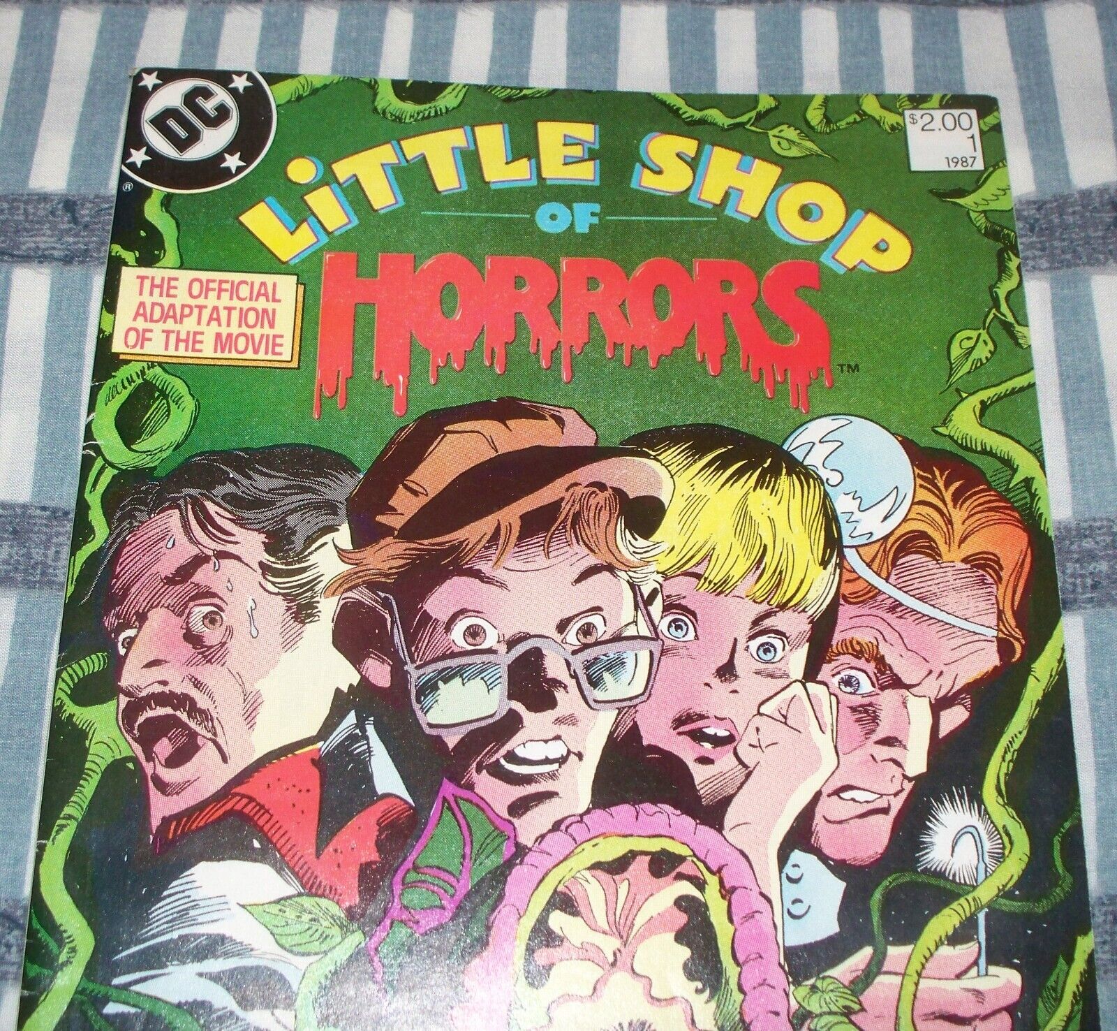 Rare Double Cover Little Shop of Horrors #1 Movie Ada from 1987 in VF- Condition