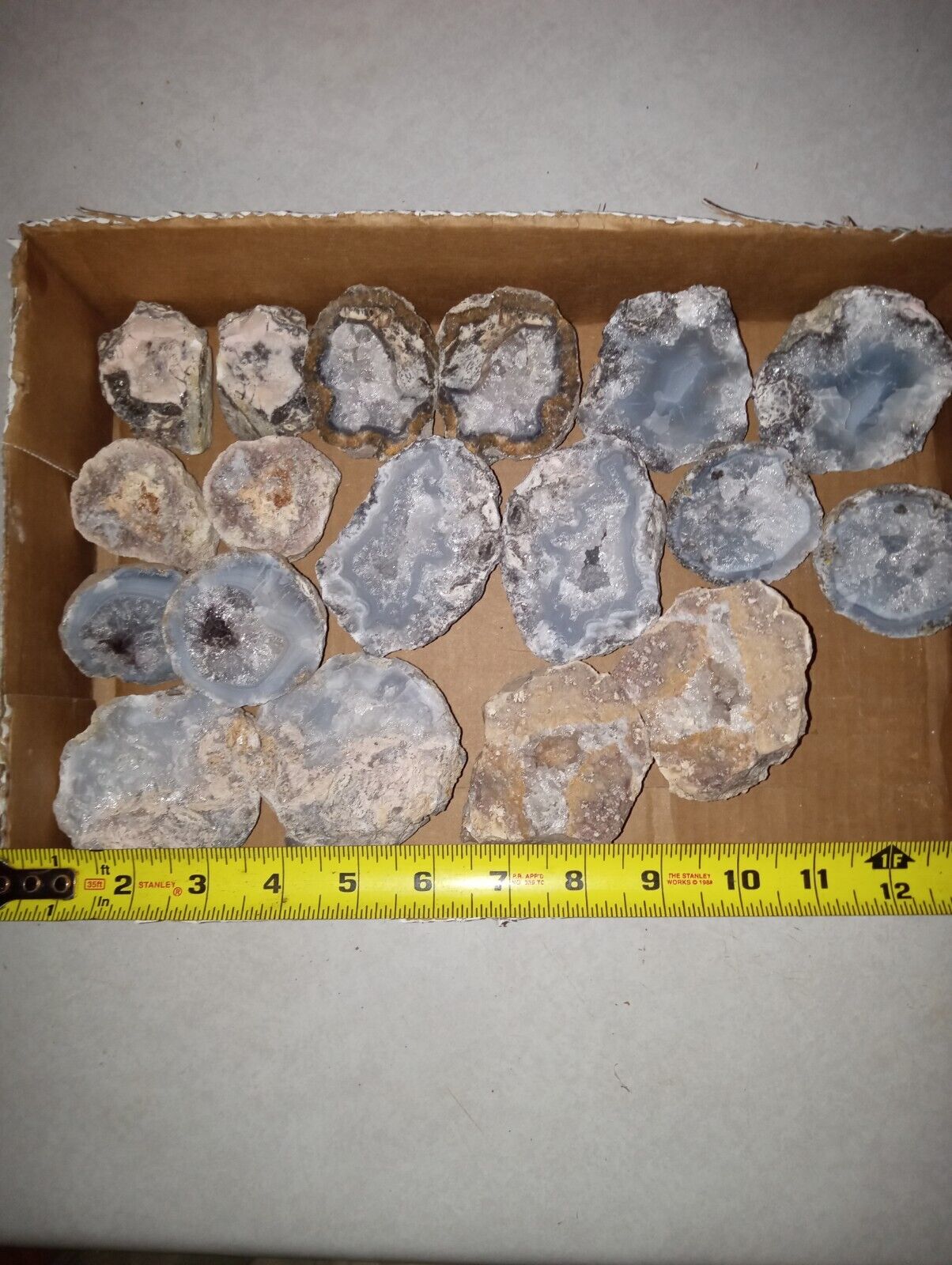 Geodes 8 pounds 8 oz of Choyas, Trancas, Crystal Canyon geodes and agate lot. #1