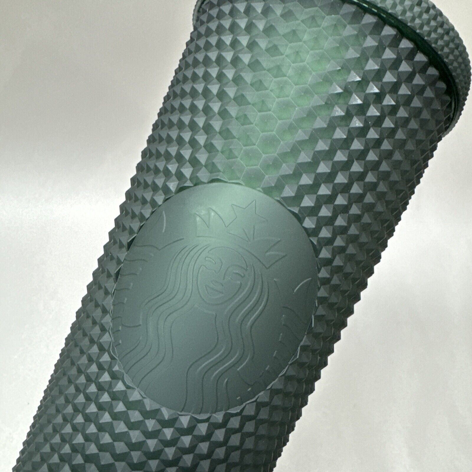 Starbucks 2022 Matte Green Studded Spiked HTF Venti 24oz Tumbler Cold Cup NEW
