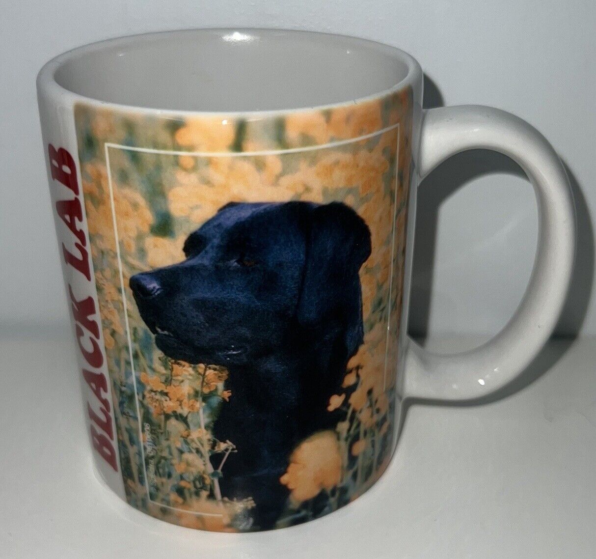 Black Lab Labrador Retriever Coffee Cup Mug Ceramic 10 Oz Collectible