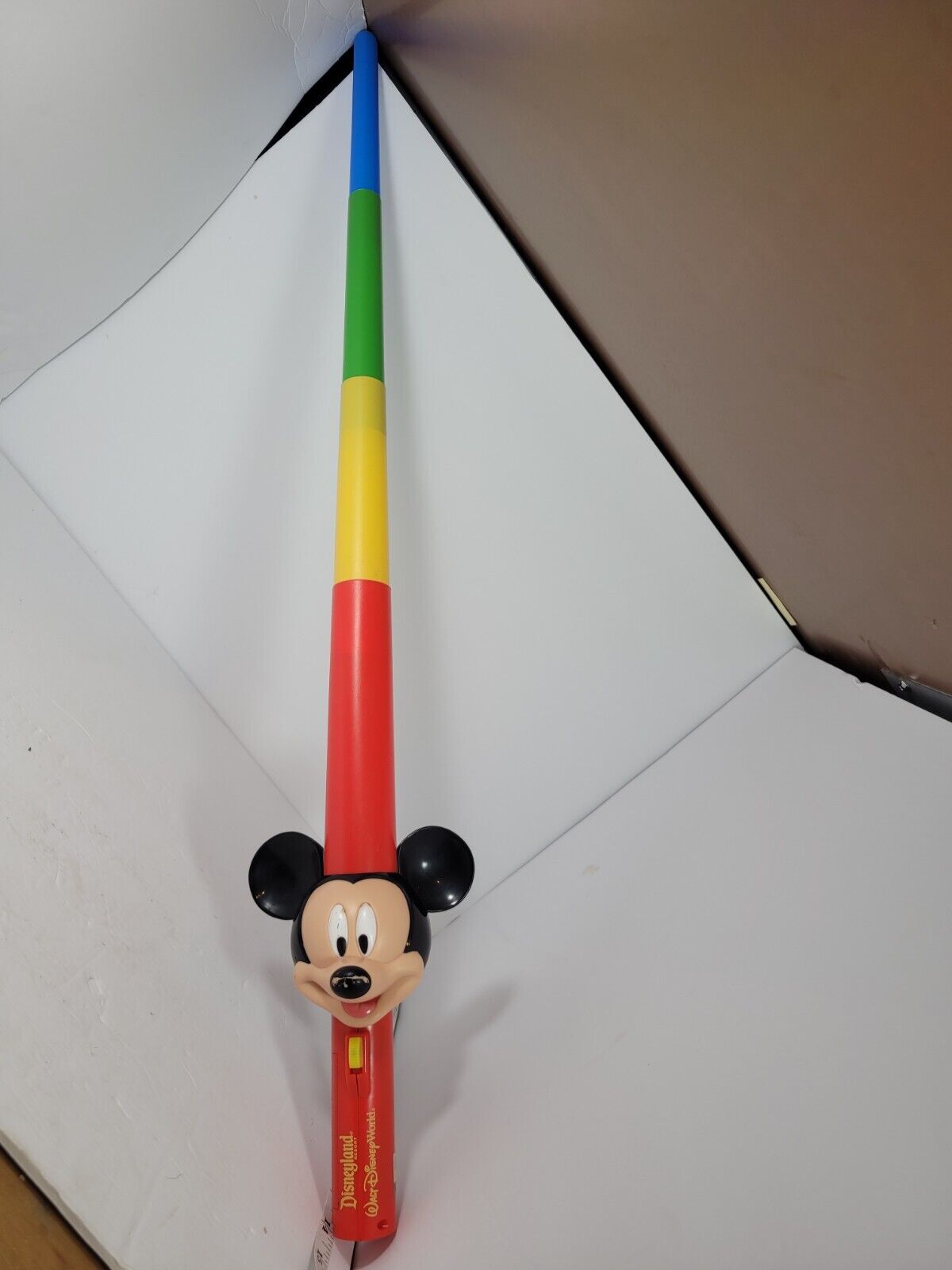 Vtg Mickey Mouse Light Saber Walt Disney World Disneyland Sword Flashlight READ