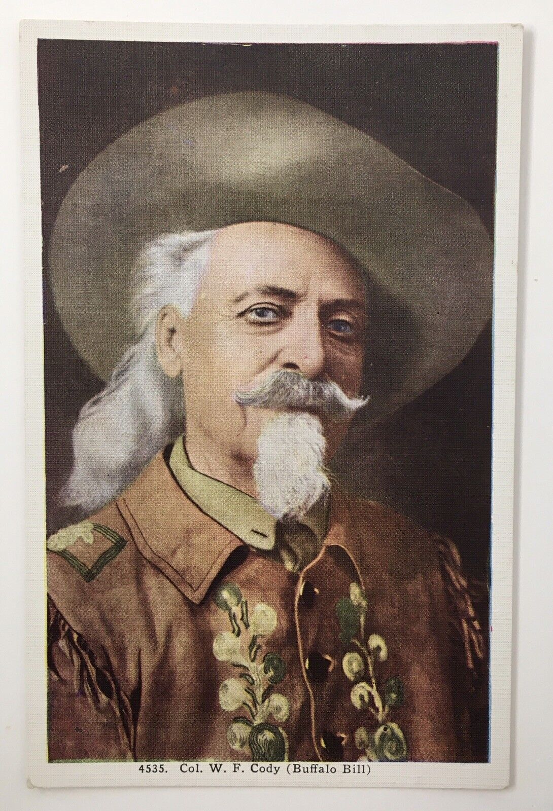 Portrait Of Colonel William Frederick Cody, Known Buffalo Bill, Fighter Postcard