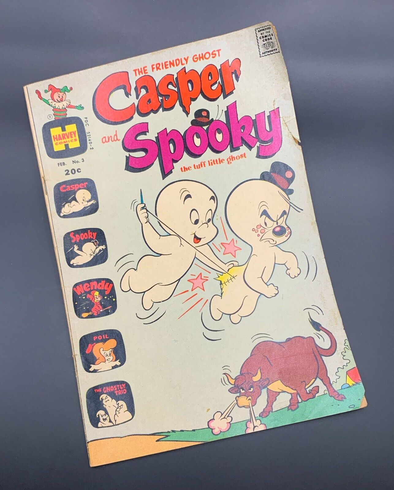 The Friendly Ghost Casper and Spooky - February 1973, No. 3 - Vintage Comic Book