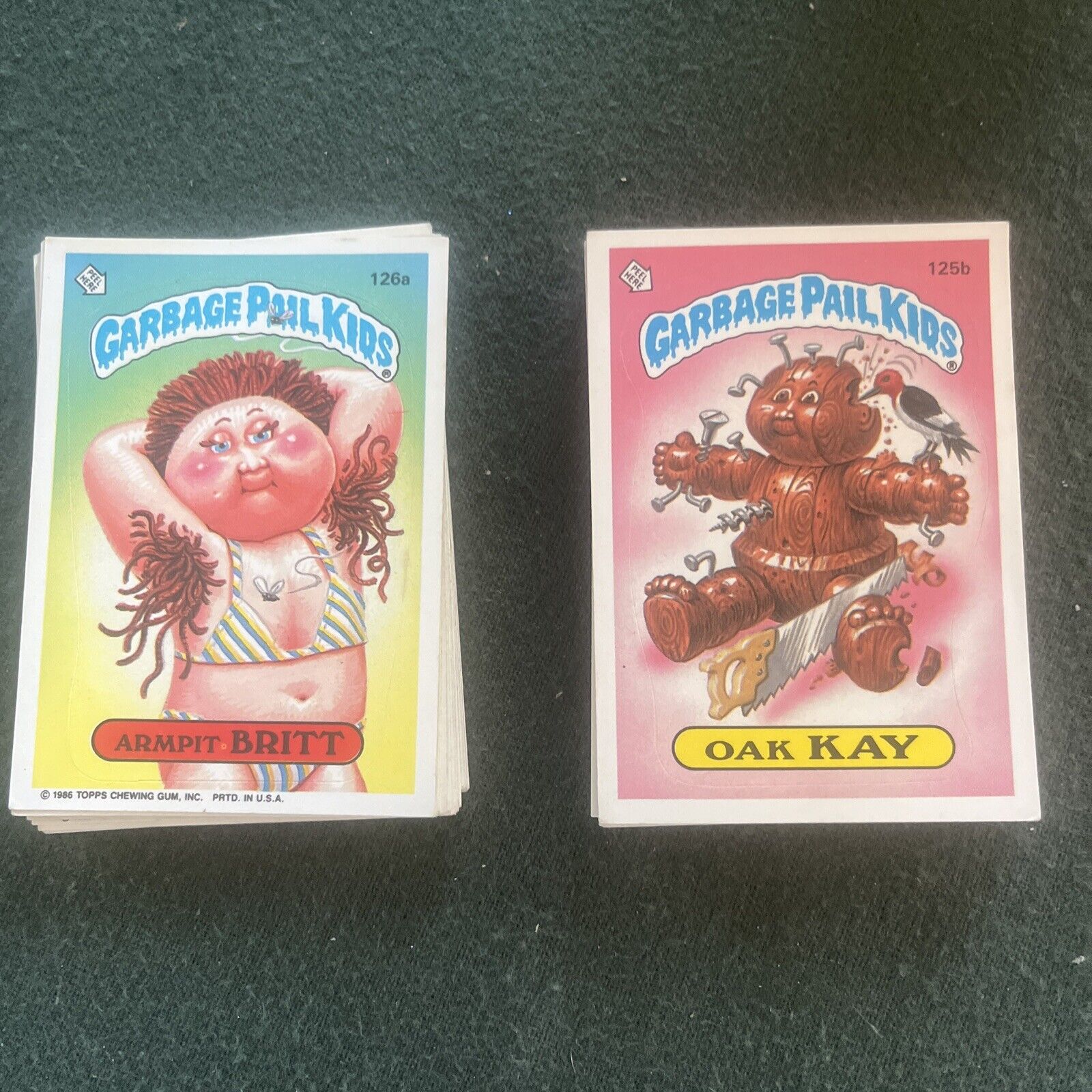 Garbage Pail Kids Series 4 39 Cards Out Of 84 Card Series - No Duplicates