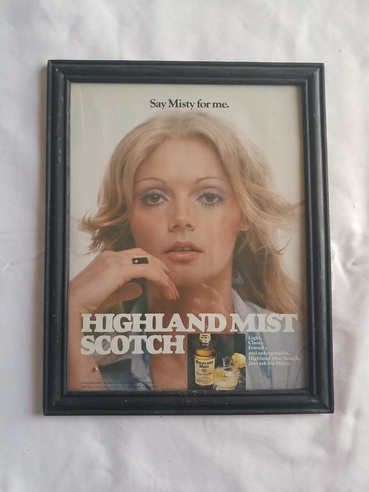 Highland Mist Scotch Ad Vintage 1975 Original Advertisement 