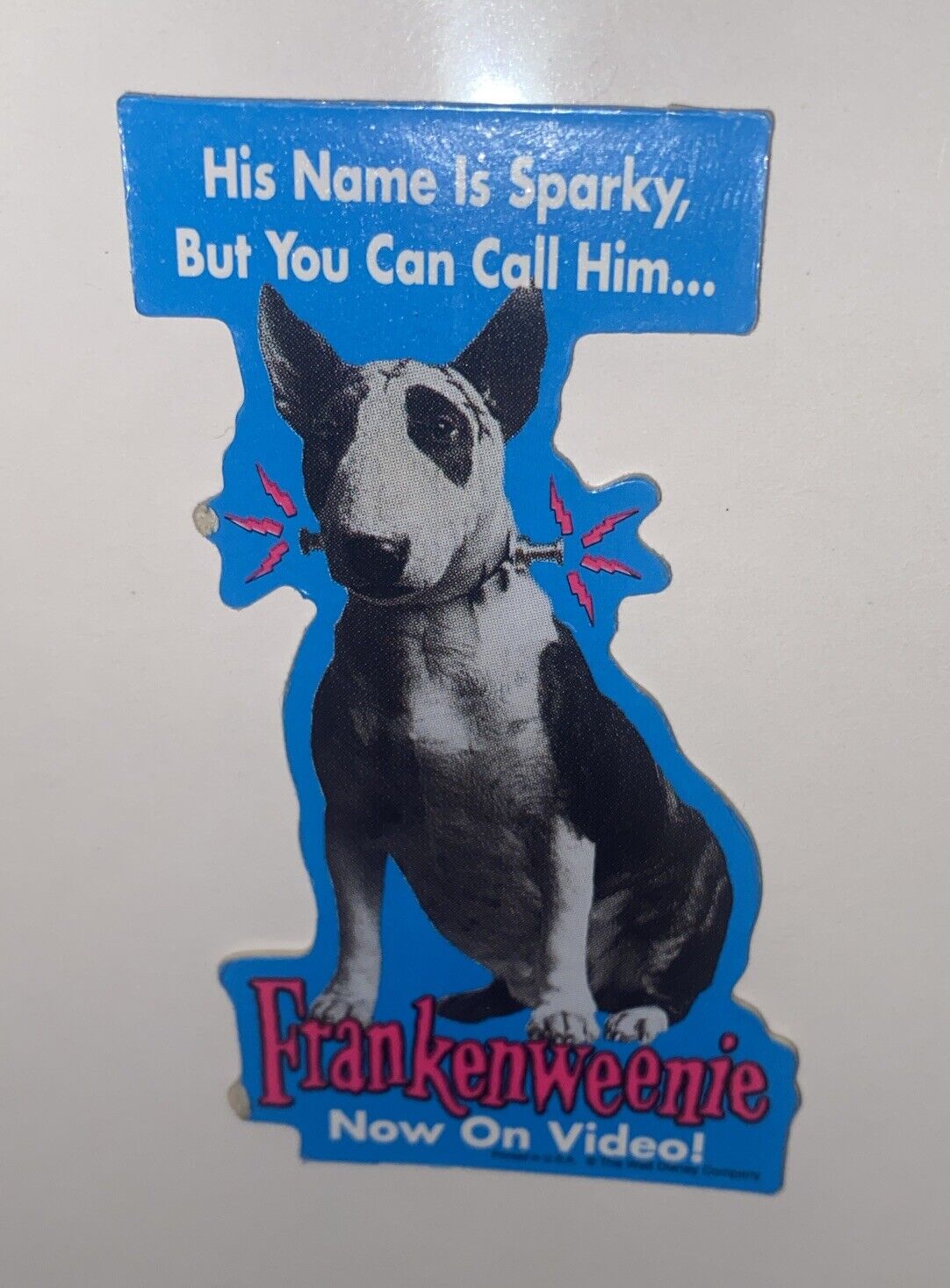 Vintage Frankenweenie RARE Miniature Plastic Disney Promo Dog Tim Burton Sparky