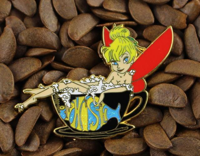 Tinker Bell Pins Fantasy Tinkerbell Bath Tub Coffee Cup Phish Pin