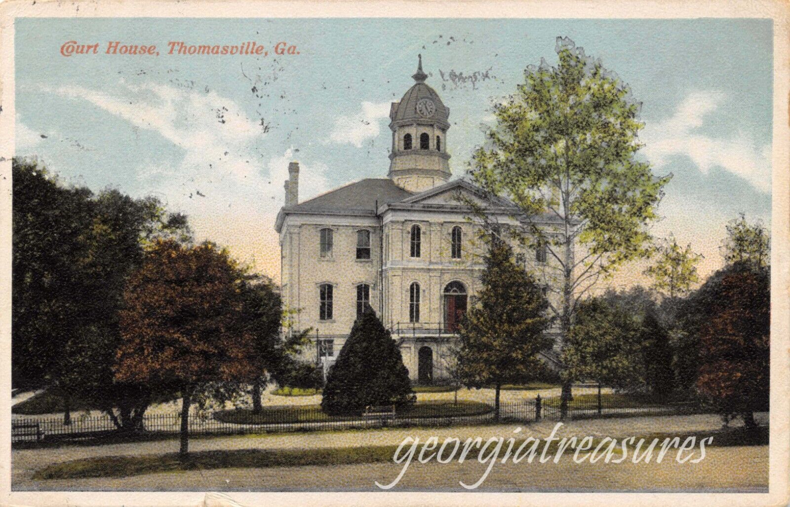 GA~GEORGIA~THOMASVILLE~THOMAS COUNTY COURT HOUSE~EARLY~MAILED 1916