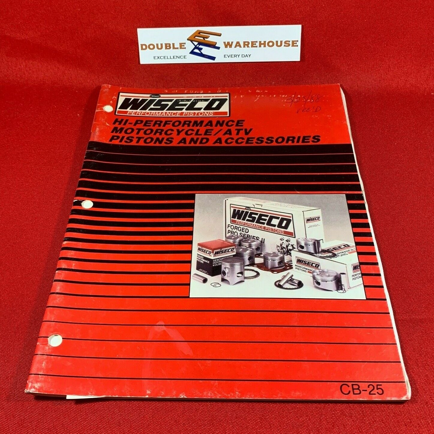 Vintage Wiseco Hi-Performance Motorcycle/ATV Pistons & Accessories Catalog CB-25