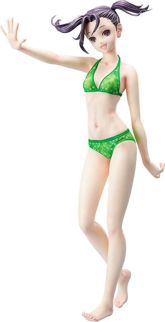 Used Loveplus Rinko Kobayakawa Green Swimsuit Ver. 1/4 scale PVC Figure FREEing