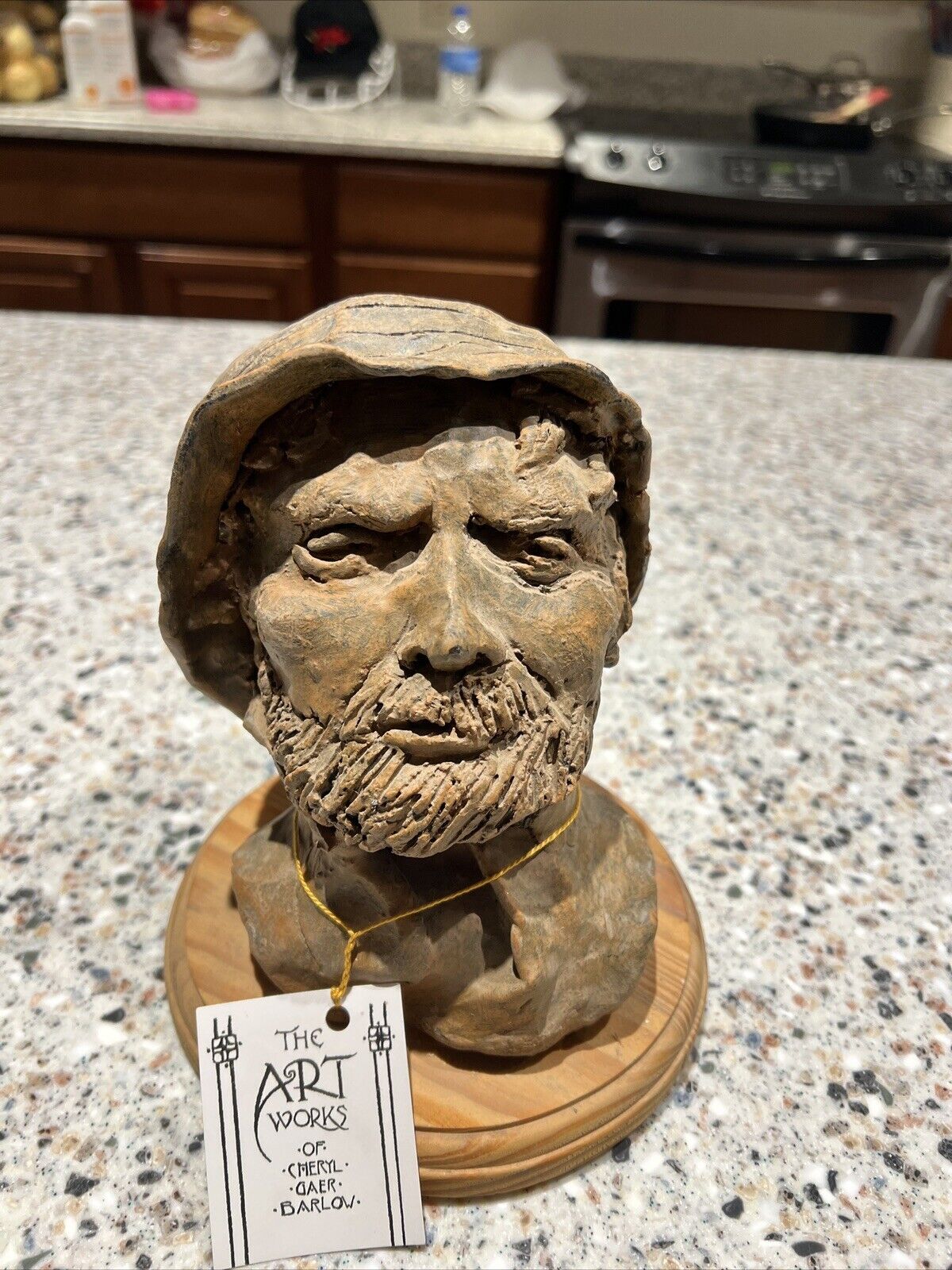The Seaman By Cherry Gaer Barlow. Original Handcrafted Ceramic Bust
