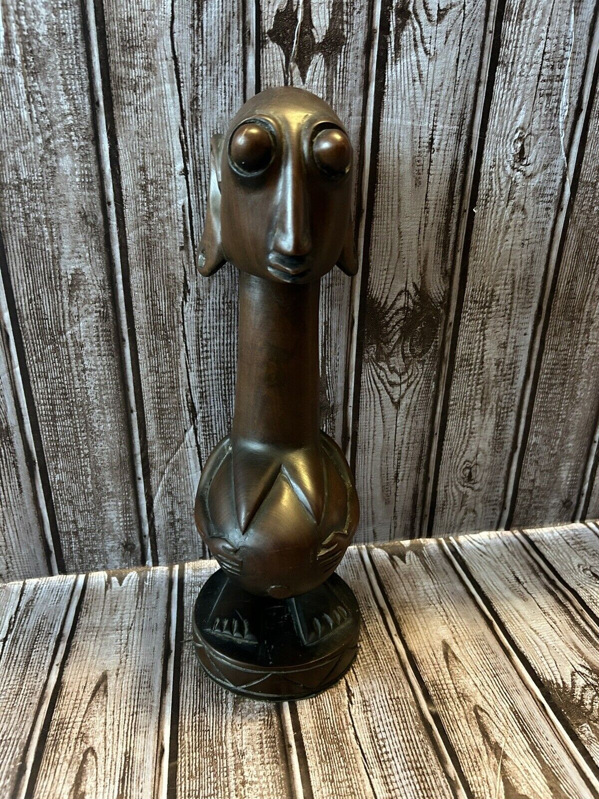 wooden african fertility statue statue