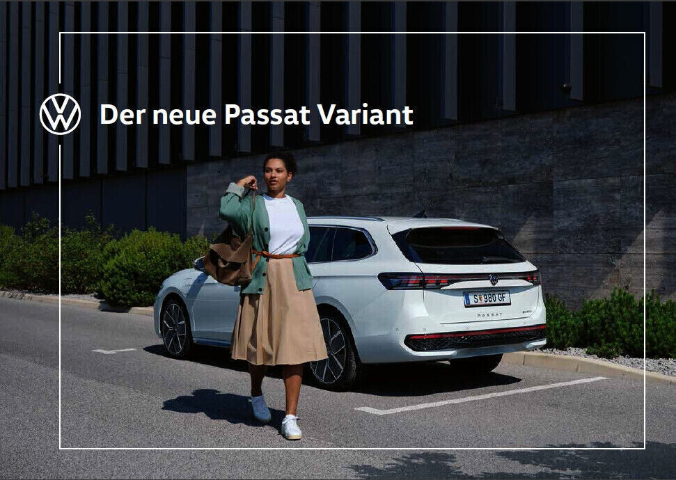 2024 MY Volkswagen Passat Variant B9 brochure 01 / 2024 German