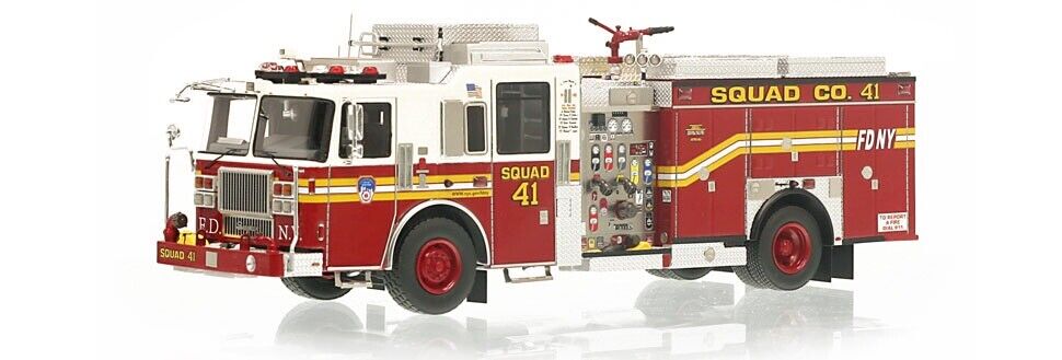 NEW Fire Replicas Fire Department City Of New York Squad Co. 41 - Bronx ￼