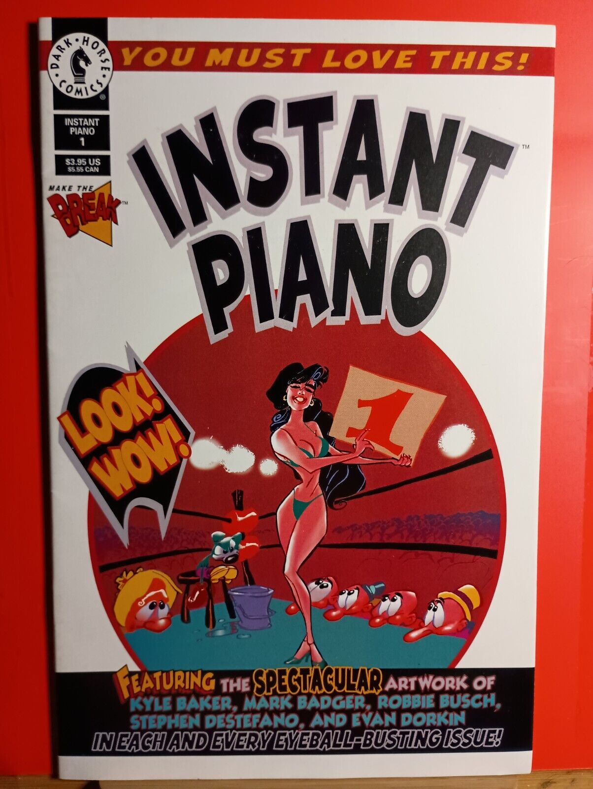 1994 Dark Horse Comics Instant Piano Issue 1 Kyle Baker Cover Artist NG