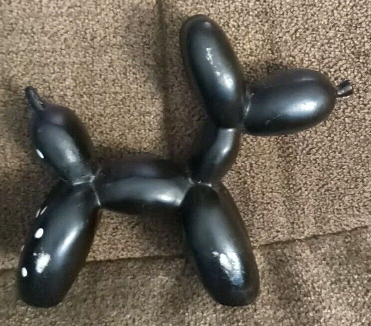 Black Balloon Dog Figure Knick Knack