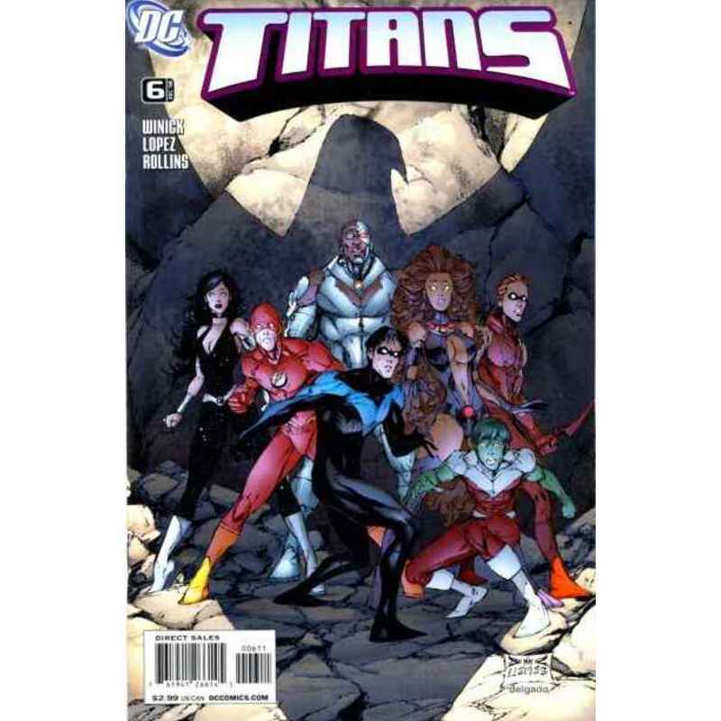 Titans #6  - 2008 series DC comics NM minus Full description below [q@