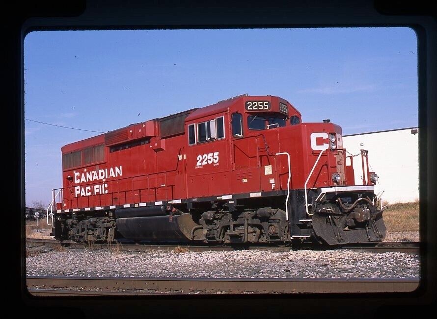 Original Railroad Slide CP Canadian Pacific 2255 GP20C-ECO at Savanna, IL