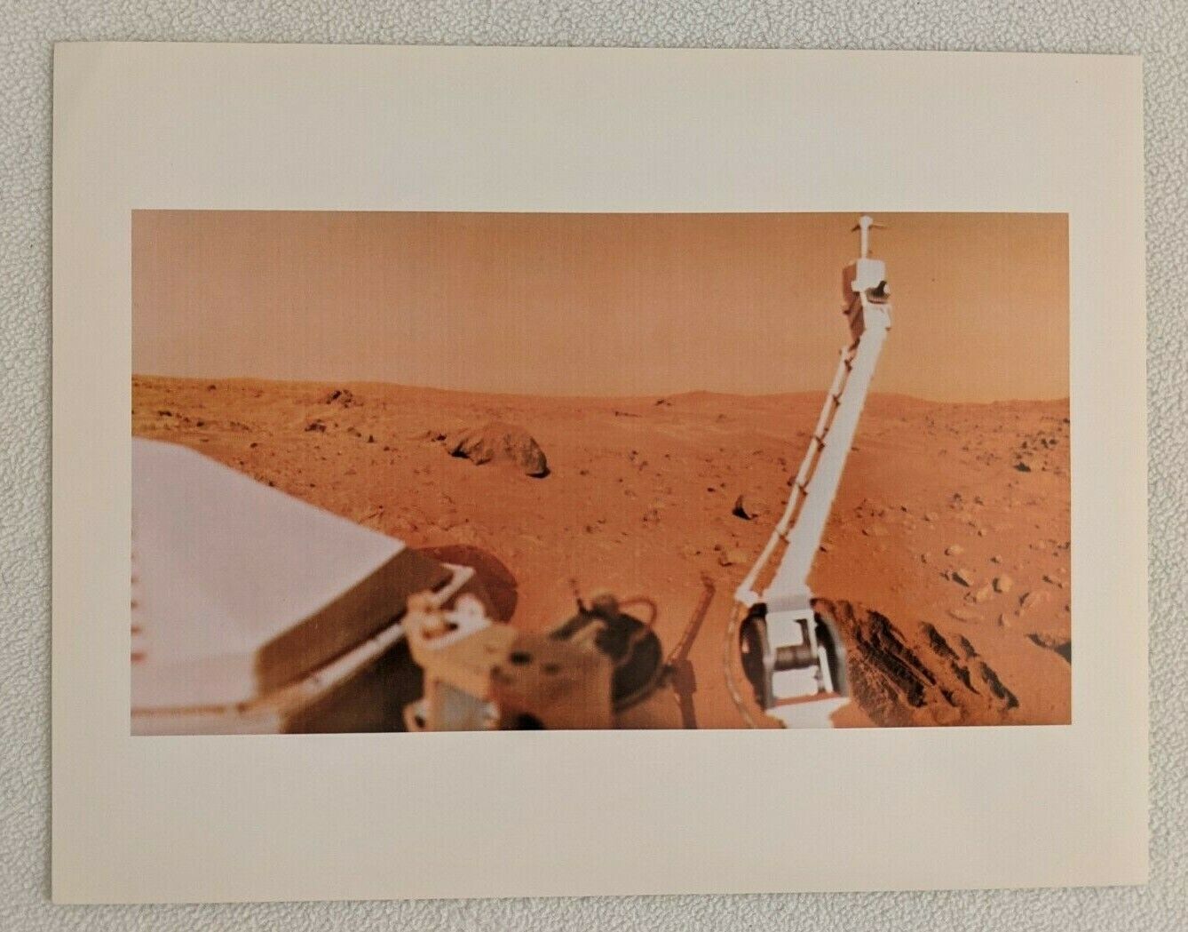 NASA Photograph of Viking 1 on Mars Digging Martian Soil 8 ½