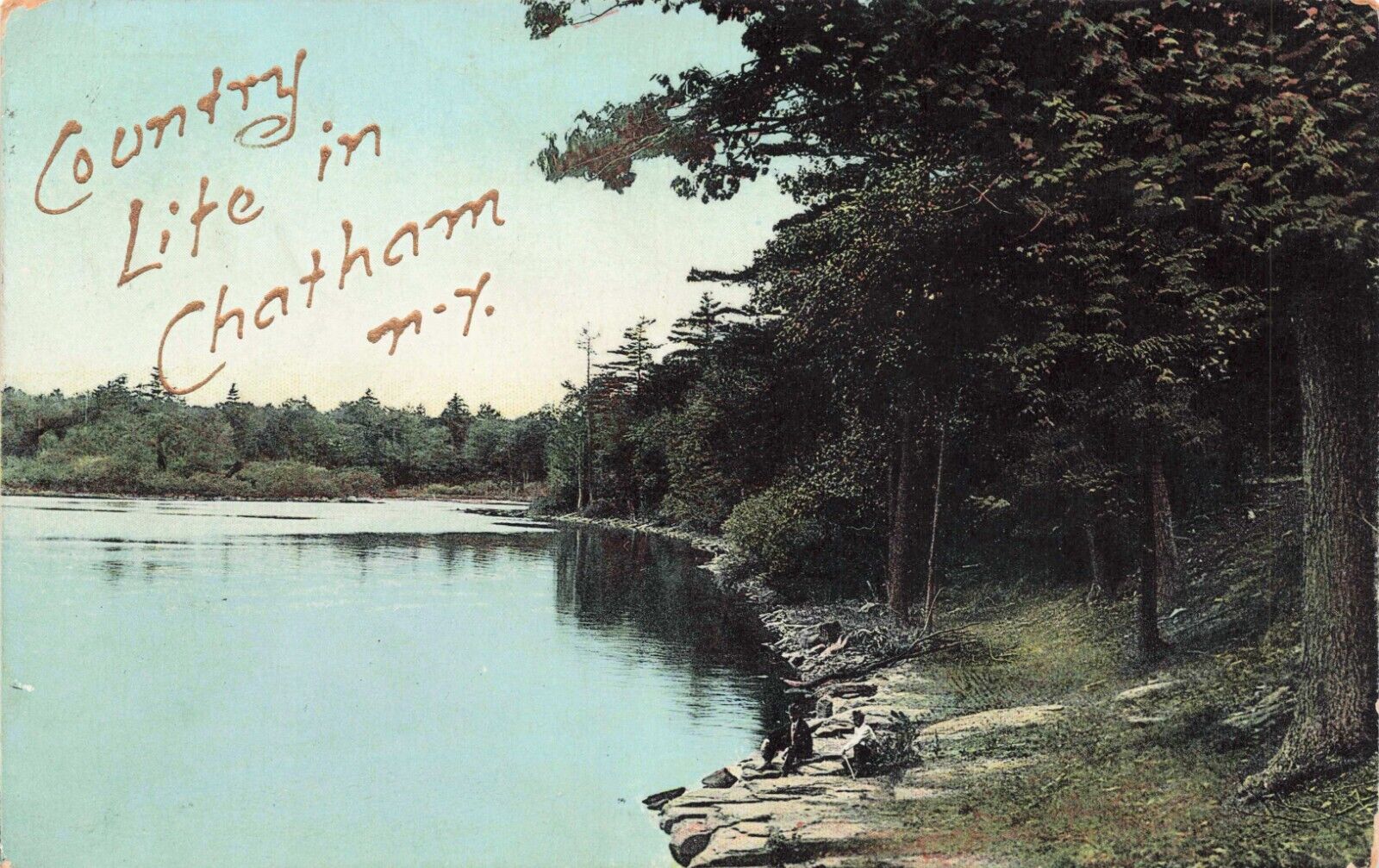 Country Life in Chatham, New York Vintage PC Posted 1911