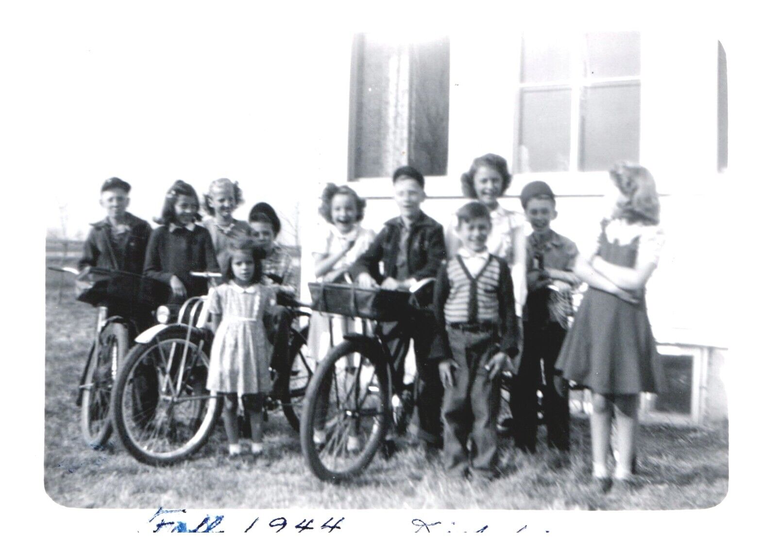 WITH THE BICYCLES,1944.VTG 3.5\