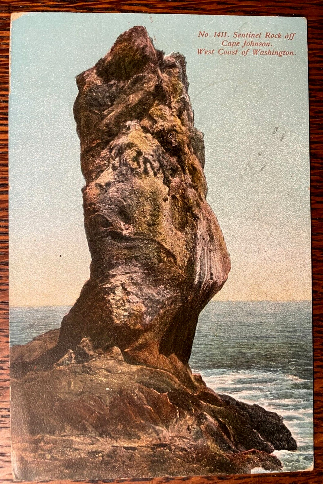 Vintage Postcard 1908 Sentinel Rock, Cape Johnson, Washington (WA)