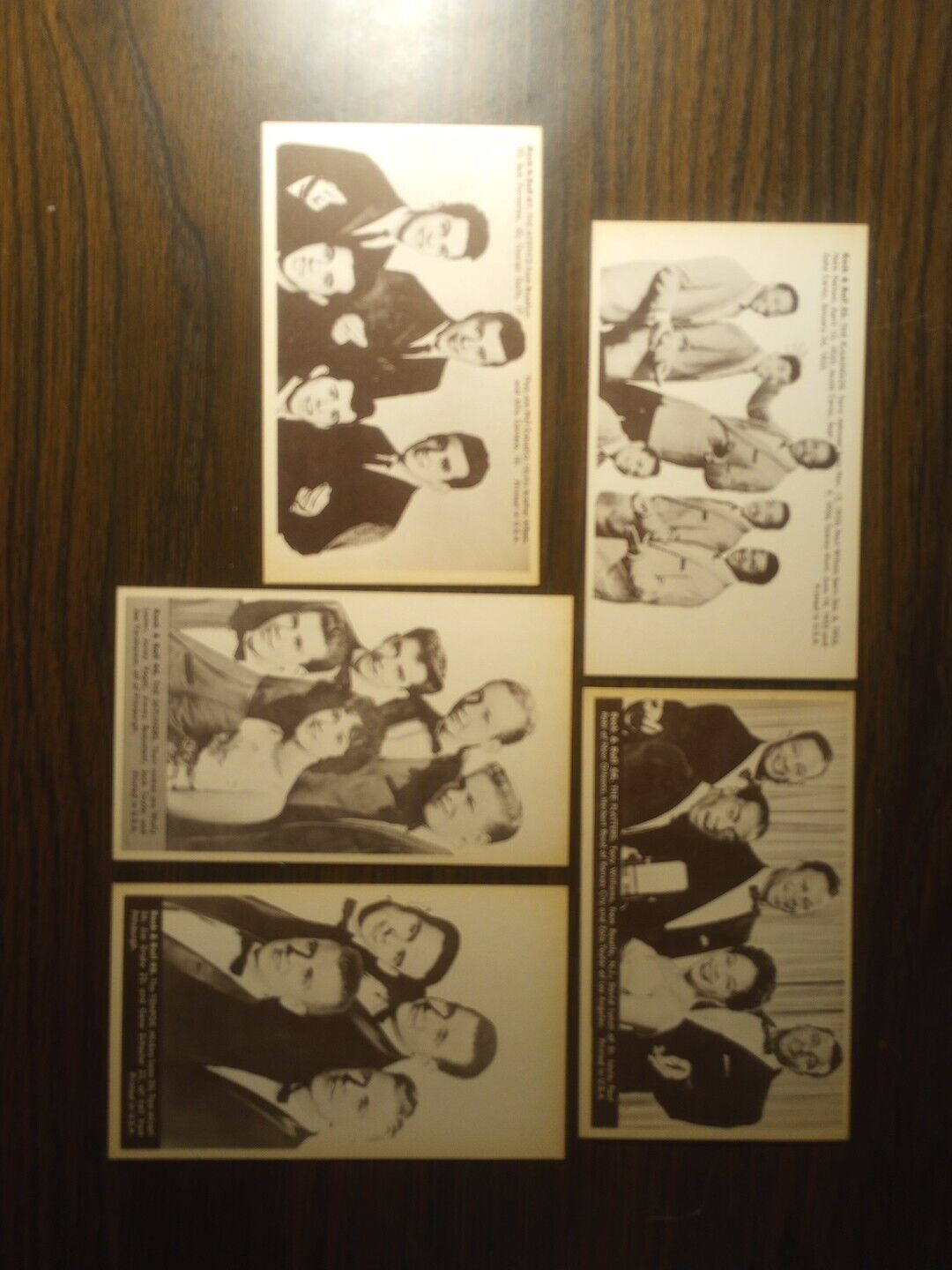 1950s Rock And Roll Arcade Exhibit Cards