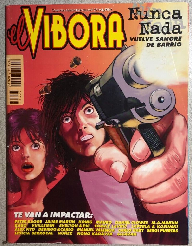 EL VIBORA #271 (2002) Spanish action comics magazine Peter Bagge Dan Clowes VG+