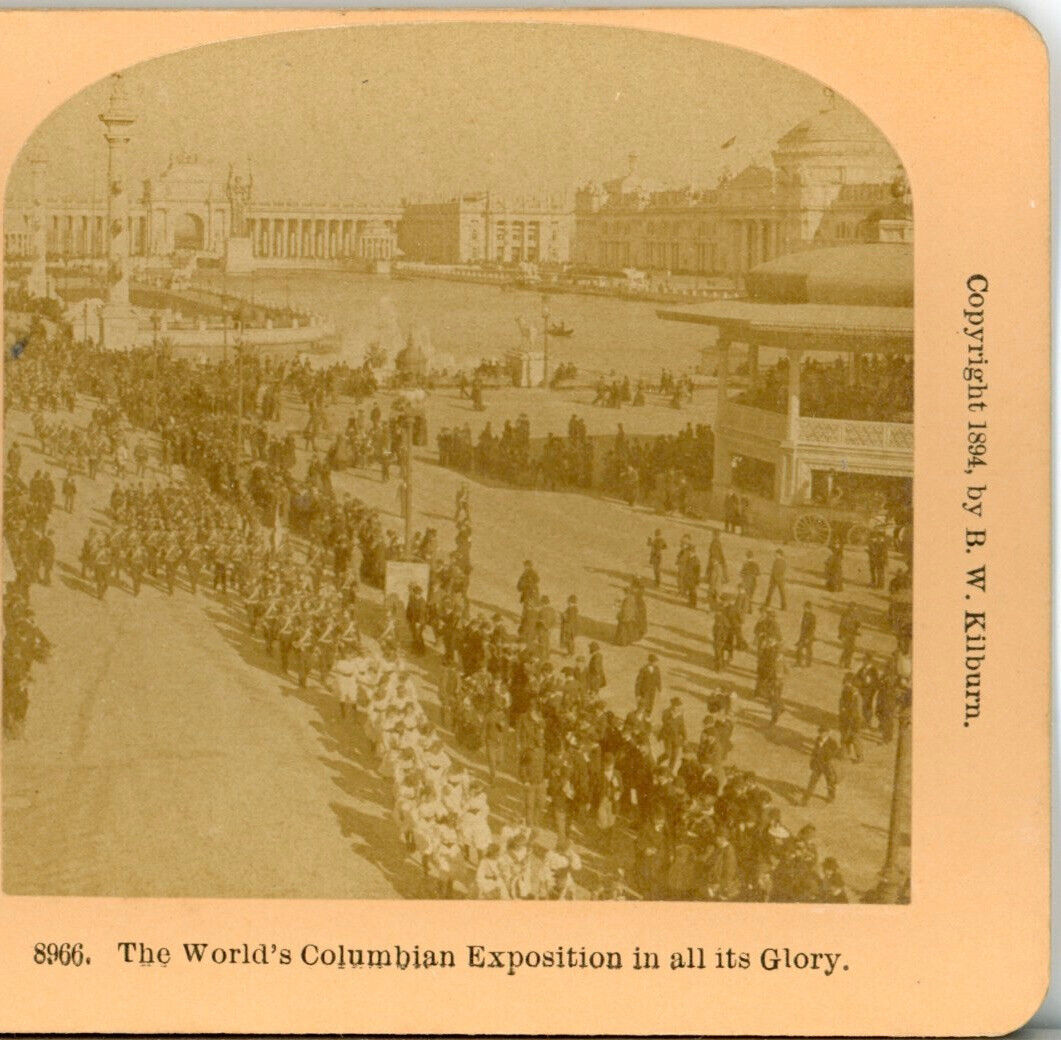 COLUMBIAN EXPOSITION IN ALL ITS GLORY--Stereoview WF153