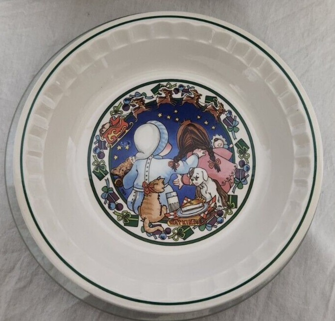 1989 Country Kids Collectors Recipe Plate \