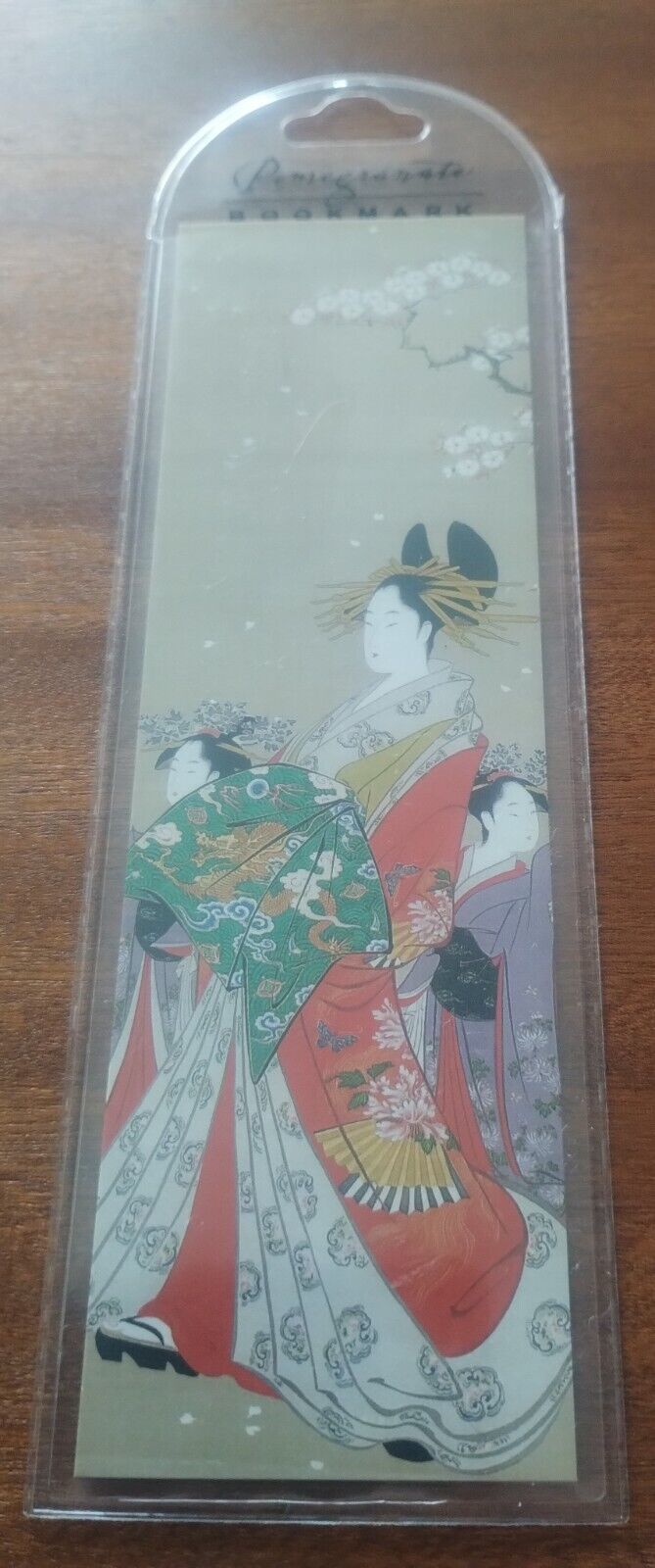 Asian Art Museum 🖌️ Hosoda Eishi Pomegranate Card Bookmark VGC D41