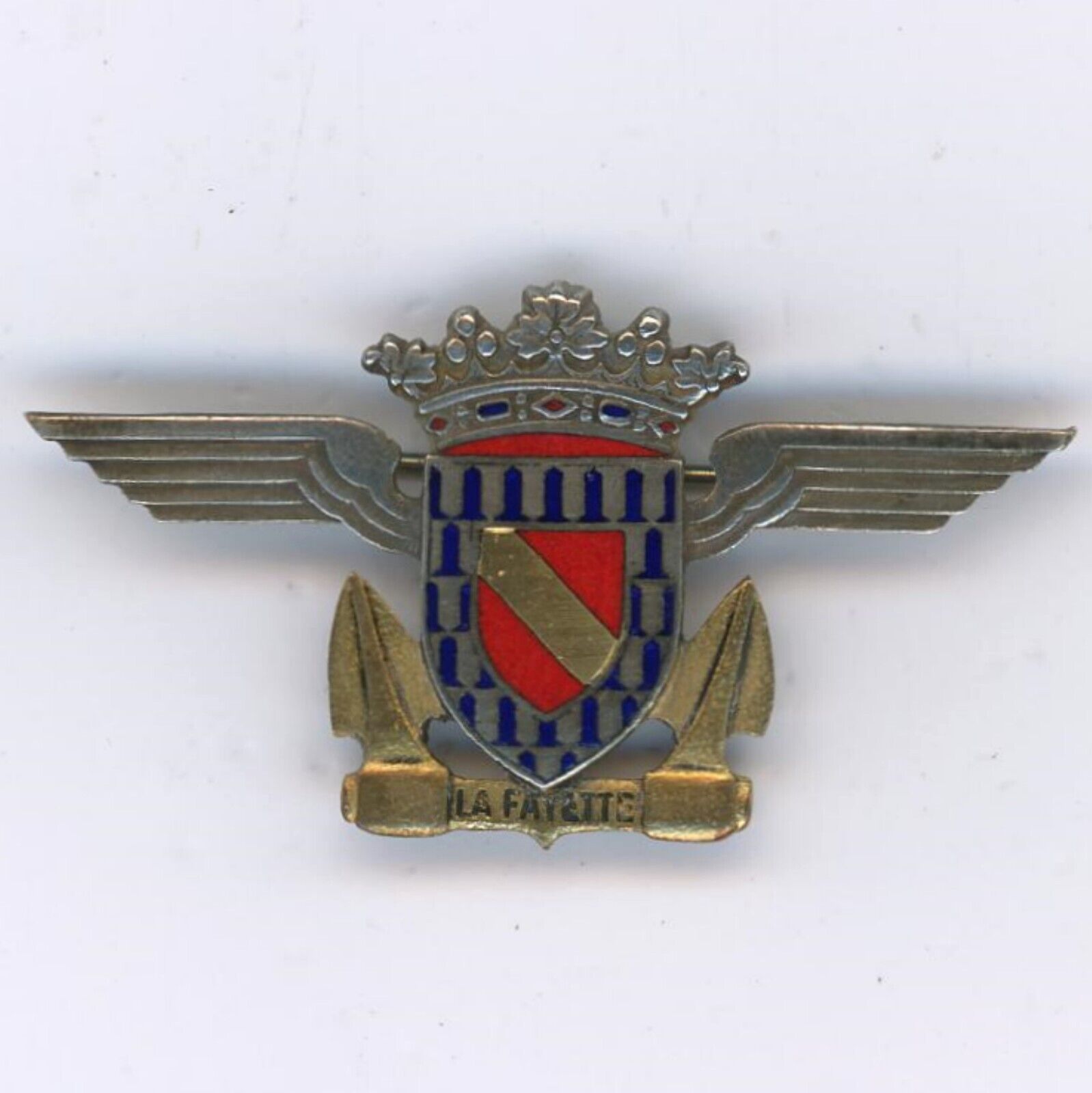La Fayette Porte - Indochina aircraft Drago Olivier Metro Marine Badge