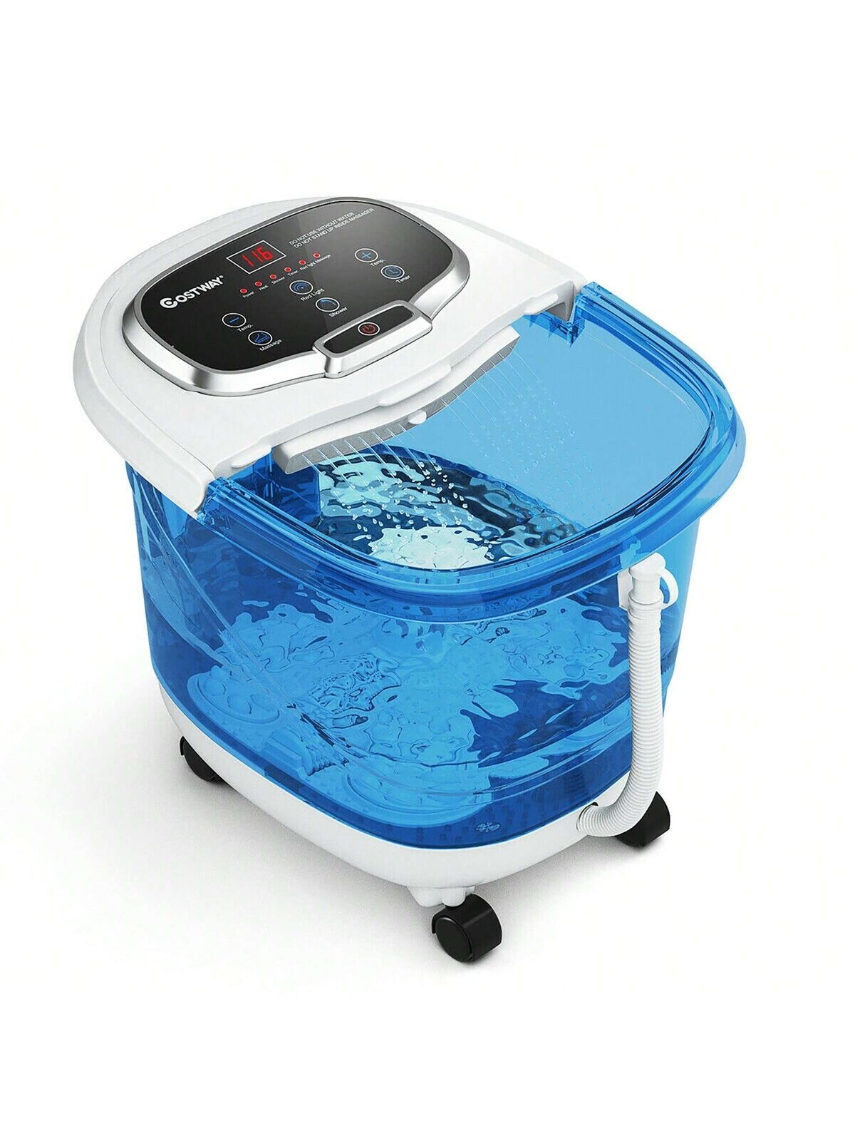 Costway Portable Foot Spa Bath Motorized Massager Electric,Household Appliances