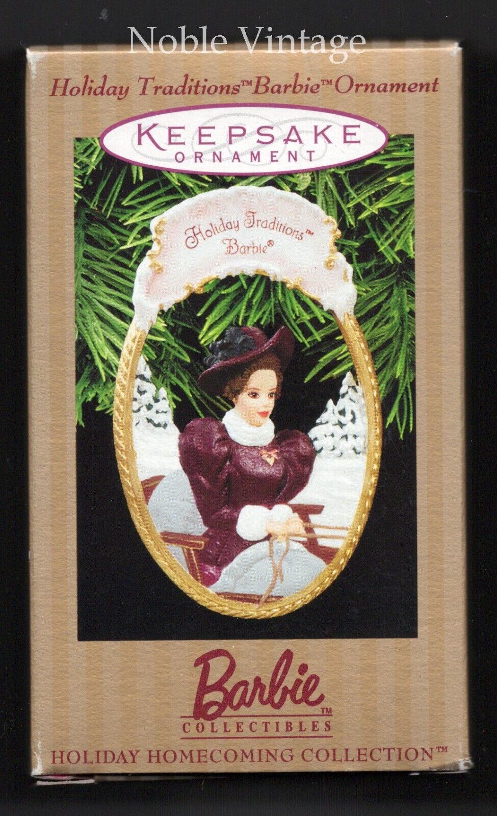 1997 Hallmark Keepsake Barbie Holiday Homecomming Collection - Ornament - 2C1