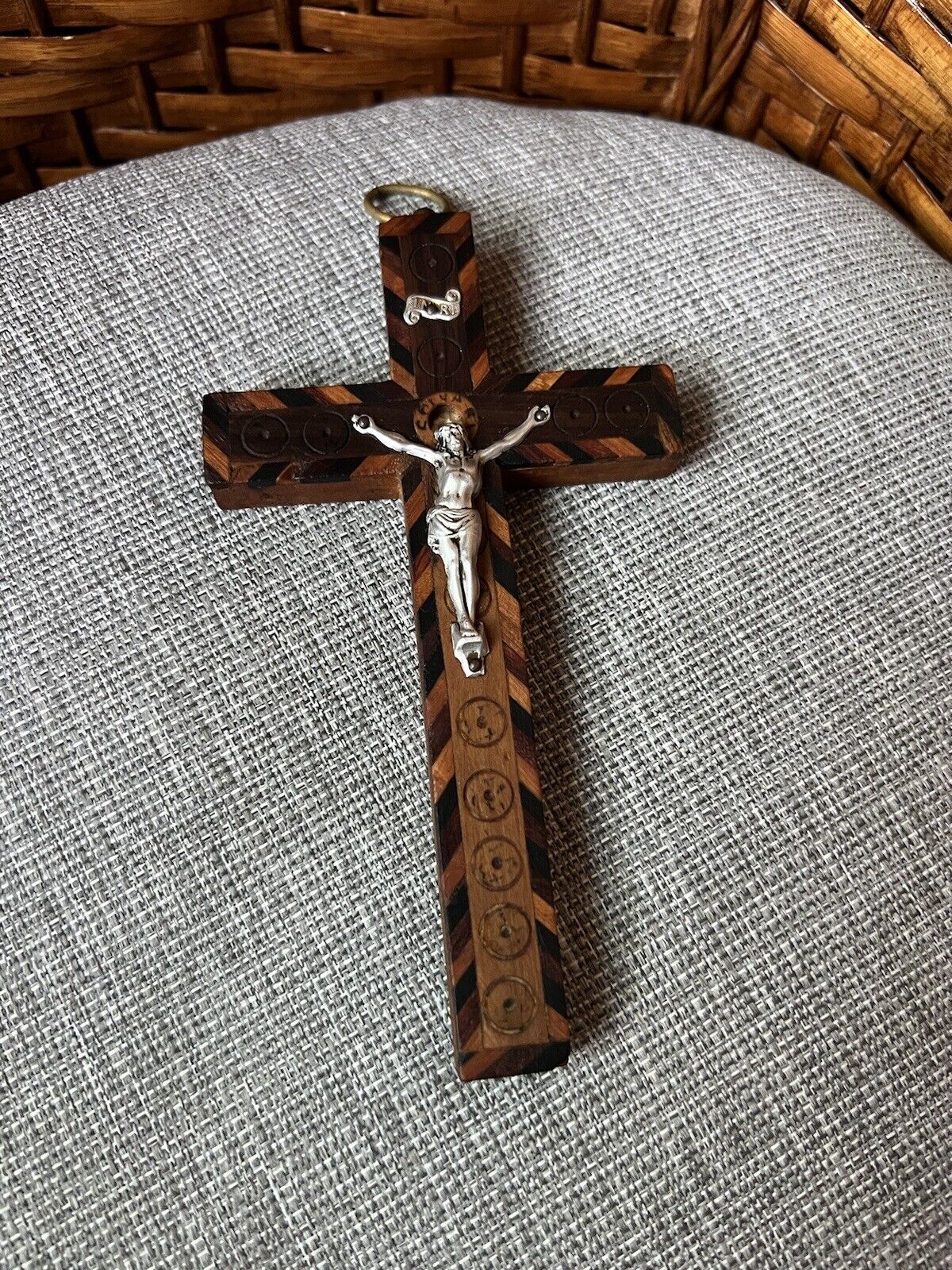 Antique crucifix primitive-catholic relic