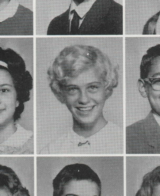 CYBILL SHEPHERD 1963 HIGH SCHOOL YEARBOOK 7th Grade Memphis Tn