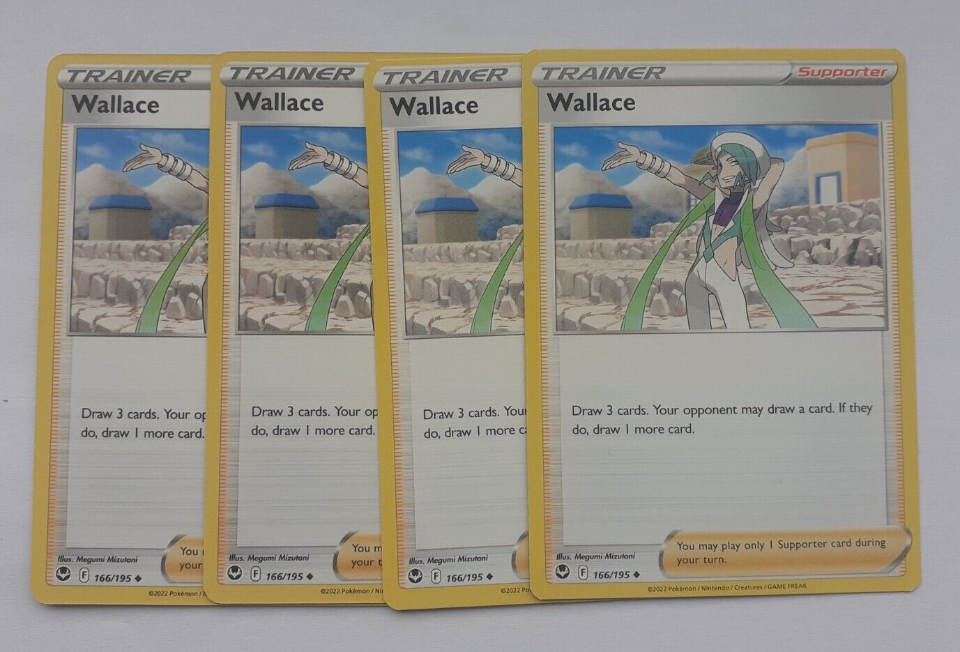Pokémon Trainer Wallace Playset 166/295 Uncommon Sword & Shield Silver Tempest