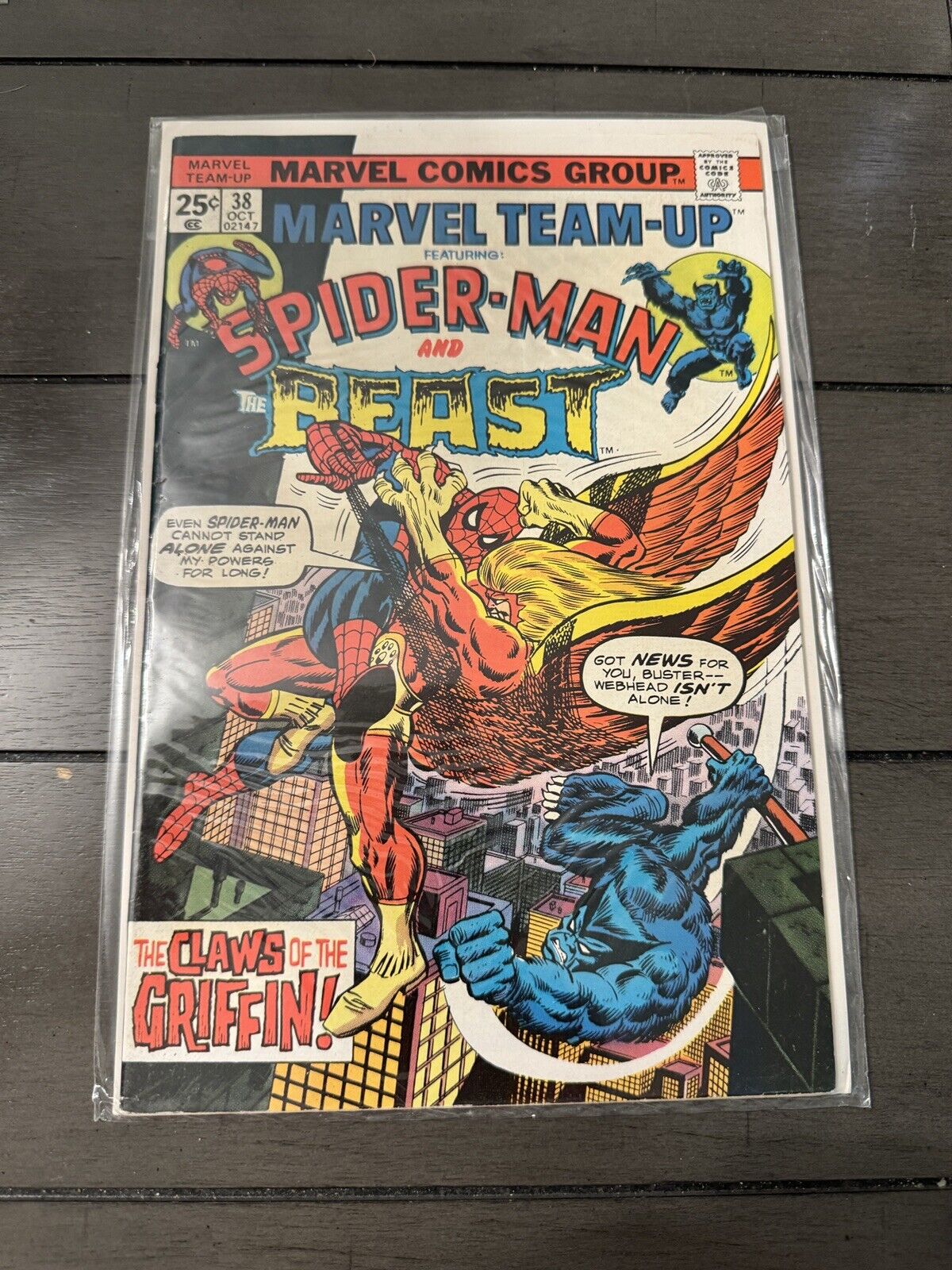 MARVEL TEAM-UP #38 1975; Spider-Man and Beast