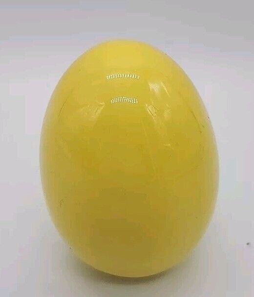 Vintage Ceramic Yellow Egg Decorative Figurine