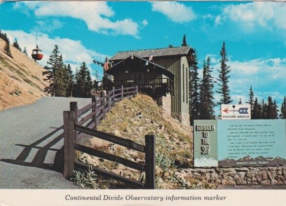 Continental Divide Observatory Info Marker-Monarch Crest-SALIDA, Colorado