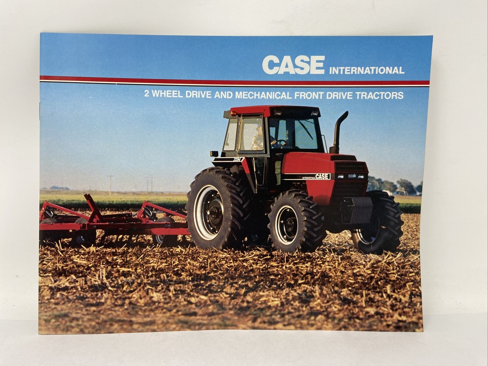 1980s JI Case International 2 WD & Front Drive Tractors Catalog Sales Brochure